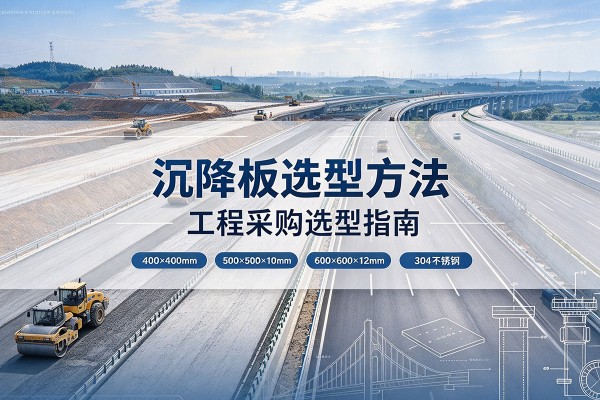 丹棱沉降板选择方法
