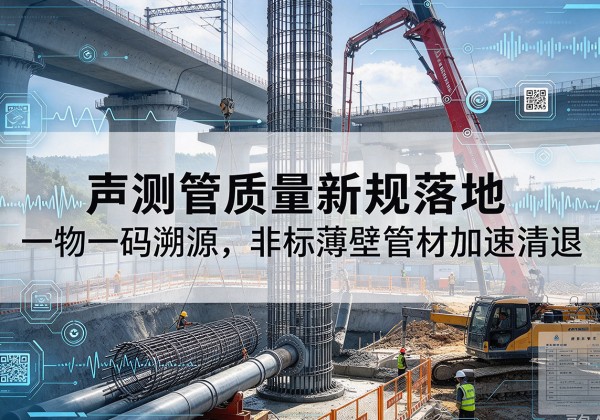 丹棱声测管质量新规落地，一物一码溯源，非标薄壁管材加速清退